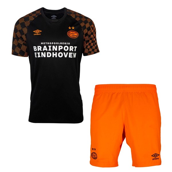Camiseta Eindhoven 2ª Niños 2019/20 Negro Naranja